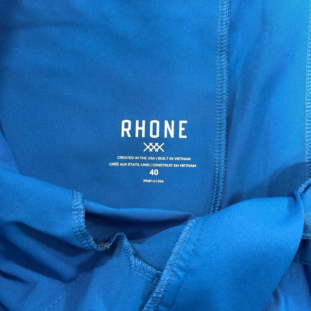 Rhone Commuter Pants Mens 40x27 Blue Performance Stretch Golf Chino 5 Pocket